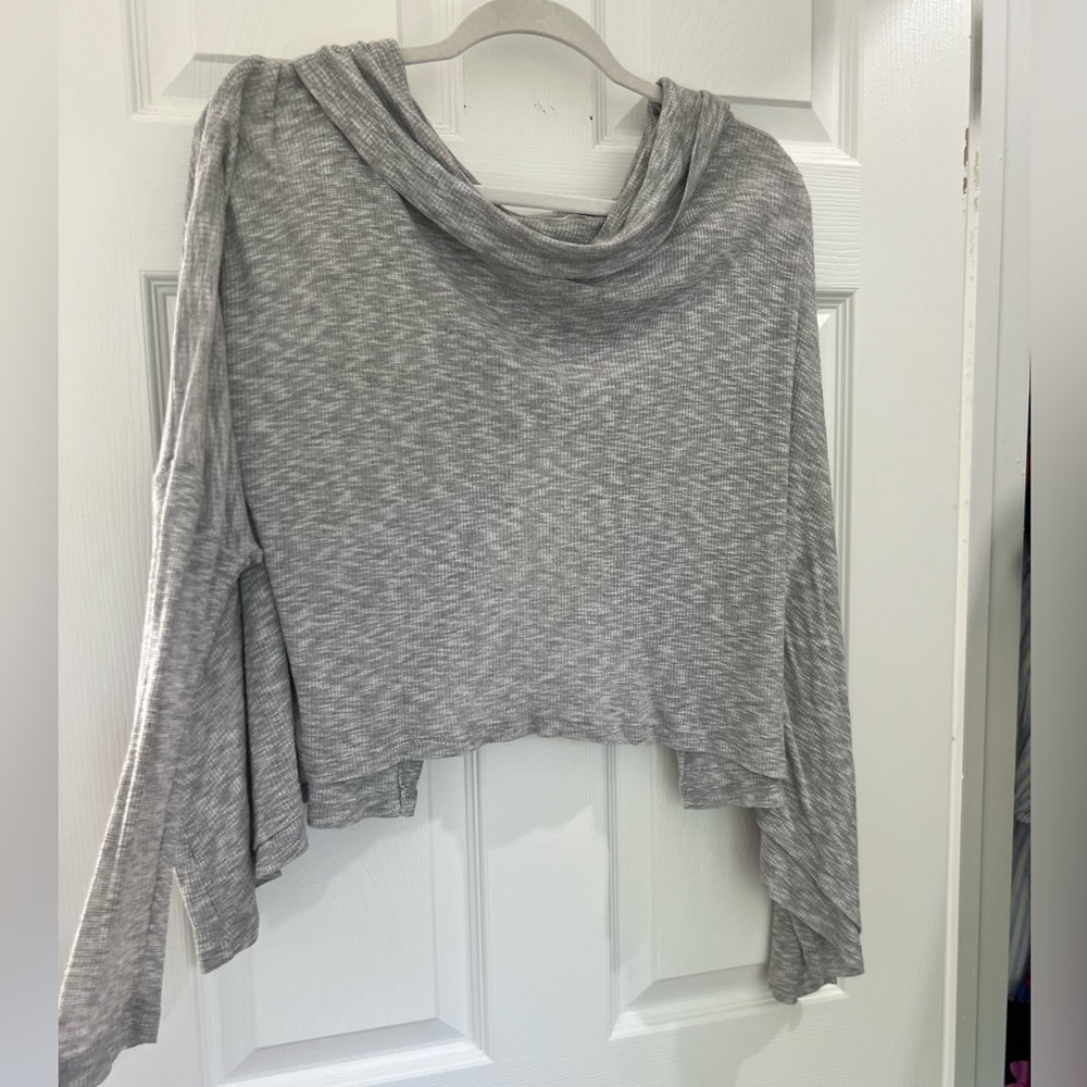 Lush Flowy Cowlneck Pullover Top